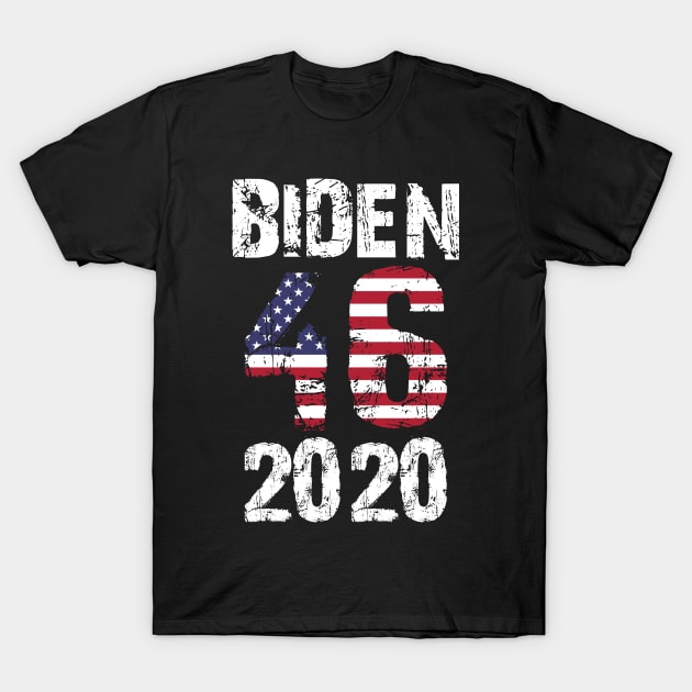 biden 46 2020 T-Shirt by inspiringtee